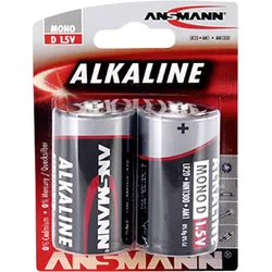 ANSMANN RED LINE - Batterie 2 x D - Alkalisch
