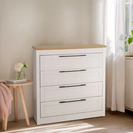 OTTO home Büsum 90 x 93 x 39 cm Weiß