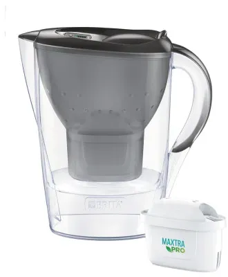 Brita Marella Cool Graphit Wasserfilter-Kanne 2.4L + Maxtra PRO Filter