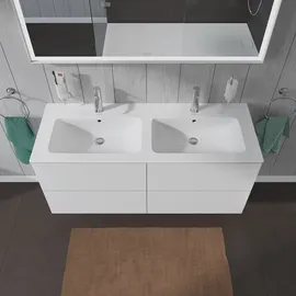 Duravit Waschtischunterschrank 4 Auszüge 129 x 55 x 48,1 cm Grau Matt