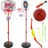 Kruzzel Basketballkorb- und Bogenschießstand-Set 2 in 1 mit Zubehör 23415