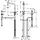 Hansgrohe Metris Select M71 200 2jet sBox Edelstahl Finish (73818800)