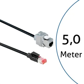 Bachmann CAT6A RJ45 Leitung 5m Buchse/Stecker