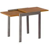 Merxx Balkontisch ausziehbar 65/130x65cm Akazienholz/Aluminiumgestell Graphit