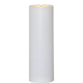 Star Trading LED Kerze Flamme Rak 32,5 cm Weiß