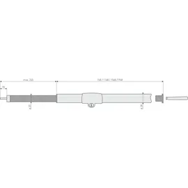 ABUS Teleskopstange TELE-Z 140 Weiß