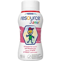 RESOURCE Junior Erdbeer-Geschmack flüssig 6X4X200 ml