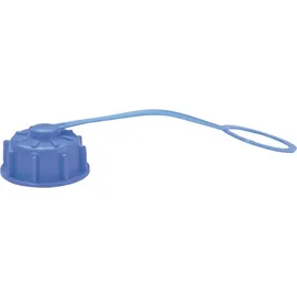 Hünersdorff ECO-Verschraubung f. Wasserkanister ECO blau, Ø 38 mm, komplett, HD-PE