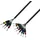 Adam Hall Cables Adam Hall 3 Star Serie Multicore-Instrumentenkabel (4 x 6,3 mm Stereo-Klinke auf 8 x 6,3 mm Mono-Klinke), 3 m