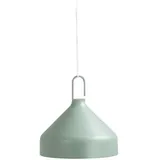 Zafferano Amelie LED-Pendelleuchte Blattgrün wiederaufladbar und dimmbar