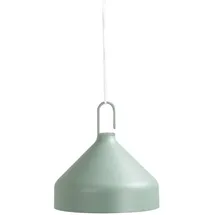 Zafferano Amelie LED-Pendelleuchte Blattgrün wiederaufladbar und dimmbar