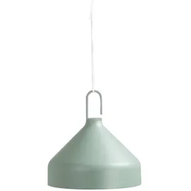 Zafferano Amelie LED-Pendelleuchte Blattgrün wiederaufladbar und dimmbar