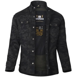 Bores Militaryjack Jacken-Hemd camouflage schwarz Damen 2XL