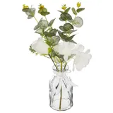Atmosphera Künstliche Eukalyptuskomposition - Glasvase - H39 Cm Atmosphera Créateur D'Intérieur