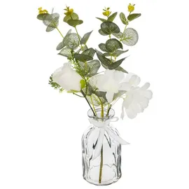 Atmosphera Künstliche Eukalyptuskomposition - Glasvase - H39 Cm Atmosphera Créateur D'Intérieur