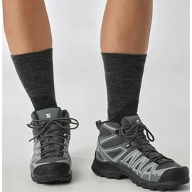 Salomon X Ultra Pioneer Mid GTX Damen Ebony/Stormy Weather/Wine Tasting 38 2/3