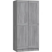 vidaXL Kleiderschrank Grau Sonoma 82,5x51,5x180 cm Holzwerkstoff