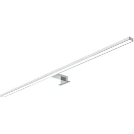 Kalb 80cm LED Badleuchte Badlampe Spiegellampe Spiegelleuchte 230V neutralweiß, silbergrau