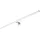 Kalb 80cm LED Badleuchte Badlampe Spiegellampe Spiegelleuchte 230V neutralweiß, silbergrau