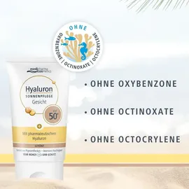 Medipharma Cosmetics Hyaluron Creme getönt LSF 50+ 50 ml