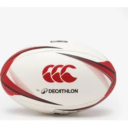 Rugby Ball Spielball Grösse 4 - DECATHLON Canterbury schwarz/rot 4