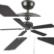 DEKO BC 868 132 cm Deckenventilator Schwarz