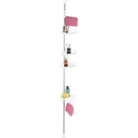 Relaxdays Duschregal Teleskop, H: 99–311 cm, ohne Bohren, zum