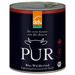 defu Nassfutter Hund PUR Weiderind bio 800g