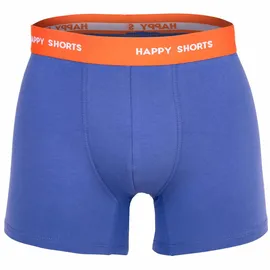 Happy Shorts Boxershorts grau/flieder/schwarz L 3er Pack