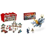 LEGO NINJAGO Kreative Ninja Steinebox & NINJAGO Riyu der Babydrache, Drachen-Spielzeug