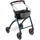 eloneo Premium Wohnungsrollator grau mit abnehmbarem Tablett