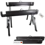 Lemodo Arbeitsbock 2er Set höhenverstellbar, Klappbock bis 590 kg Tragkraft