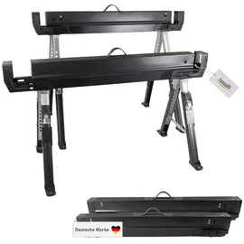 Lemodo Arbeitsbock 2er Set höhenverstellbar, Klappbock bis 590 kg Tragkraft