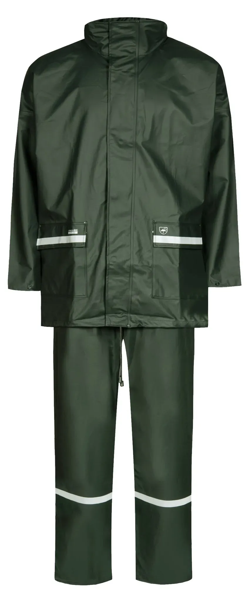 Lyngsøe Regenset mit Jacke und Hose, grün, XXL