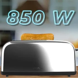 Cecotec Toastin' Time 850 Inox Long Toaster Silber