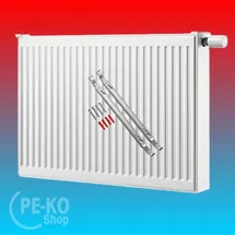 Buderus Flachheizkörper Typ 22 600 x 1200 mm 1037 W weiß Seitenventil