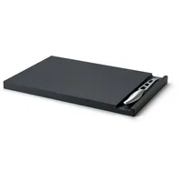 Continenta Käsebrett Duracore 2-tlg. 36,5 x 25 cm Schwarz