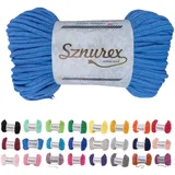 Makramee Garn 5mm x 100m Baumwollschnur Perfekt für DIY, Garn für Makramee-Schnur über 50 Farben Oeko-TEX Zertifiziert - Baumwollkordel, Baumwollgarn mit Polyesterkern