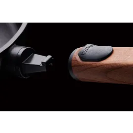 WOLL "ECO Logic QXR" Flach- /Bratpfanne, Ø 28 cm, mit abnehmbarem Holzstiel (-FREE) - Induktionsgeeignet