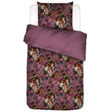 Essenza Mako-Satin Bettwäsche Karli purple tulip 155x220+80x80 cm