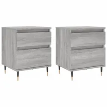vidaXL Nachtschrank 40 x 35 x 50 cm Grau