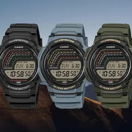 Casio Timeless-Collection WS-1800 Resin 45,0 mm WS-1800-1AVEF