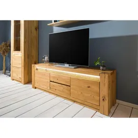 MASSIVMOEBEL24.DE KENT TV-Lowboard 173x40x53 cm Beige Holz