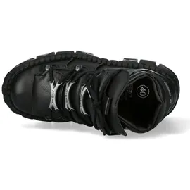 New Rock "Plateau Boots Wall106-S12", Herren, Gr. 39 Normalschaft, schwarz, Obermaterial: 100% Rindnappaleder CNA., Schuhe Sneaker, Handgefertigt, Made in Spain