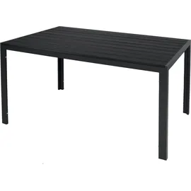 Mojawo Gartengarnitur 5-tlg. Anthrazit/Schwarz