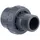 Mega Group - Mega Verschraubung Pvc-u 63 mm PVC Klebe Fitting Außengewinde 10 Bar, Grau