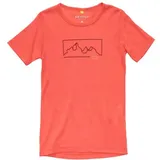 Devold - Kid's Active Outline Tee - Merinoshirt Gr 116 cayenne