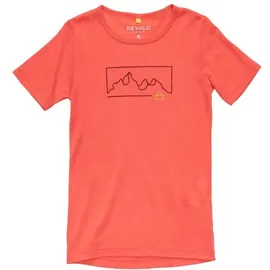 Devold - Kid's Active Outline Tee - Merinoshirt Gr 116 cayenne