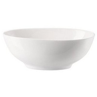 Rosenthal Dipschale Jade Weiß Bowl oval 12 x 7 cm, Porzellan, (1-tlg) weiß