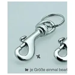 WEDO Karabinerhaken silber